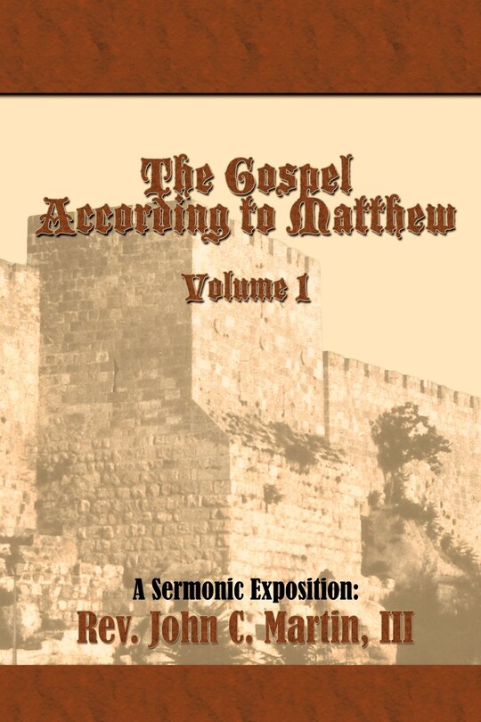 Front cover_The Gospel According To Matthew