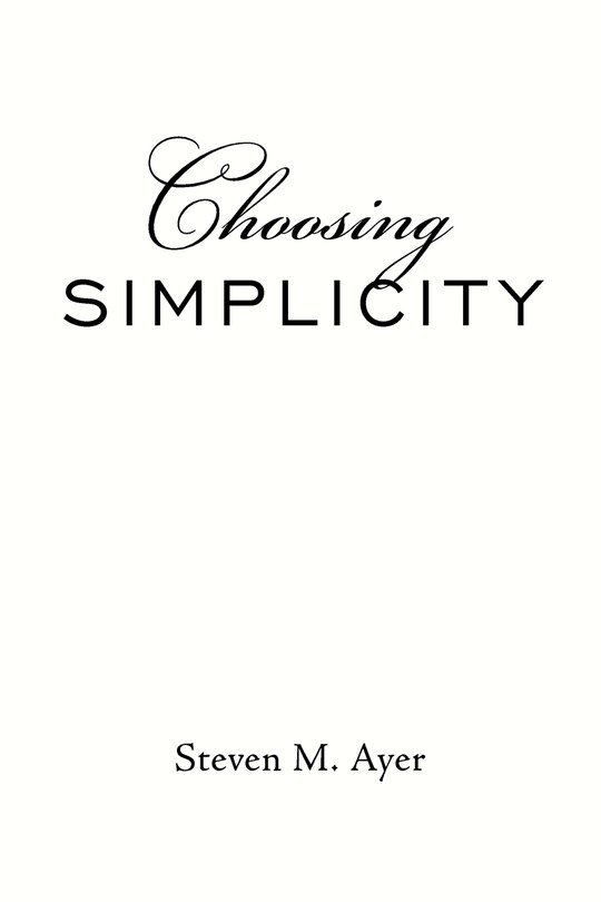 Couverture_Choosing Simplicity