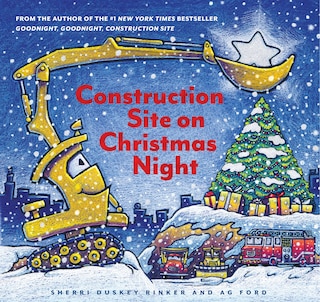 Construction Site On Christmas Night: (christmas Book For Kids, Children?s Book, Holiday Picture Book)