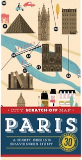 Front cover_City Scratch-off Map: Paris