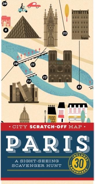 Front cover_City Scratch-off Map: Paris