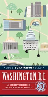 Front cover_City Scratch-off Map: Washington, D.c.