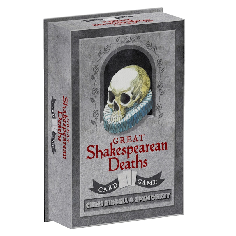 Front cover_Great Shakespearean Deaths Card Game