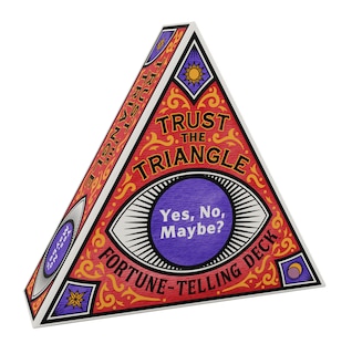 Front cover_Trust the Triangle Fortune-Telling Deck: Yes, No, Maybe?