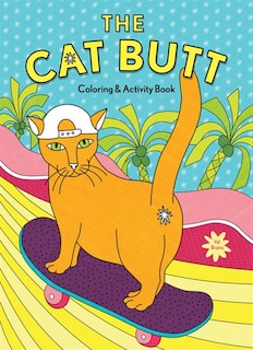 Front cover_The Cat Butt Coloring And Activity Book