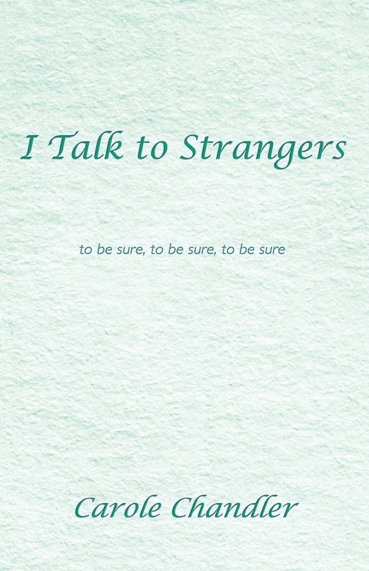 Front cover_I Talk To Strangers