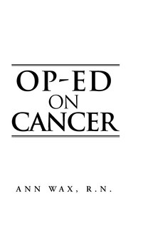 Front cover_Op-Ed on Cancer