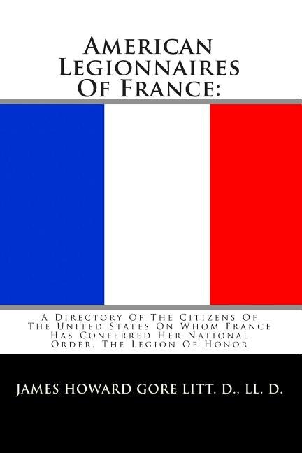 Front cover_American Legionnaires Of France