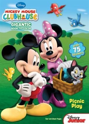 Mickey Mouse Clubhouse Picnic Play Gigantic Book to Color
