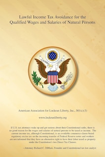 Front cover_Lawful Income Tax Avoidance for the Qualified Wages and Salaries of Natural Persons