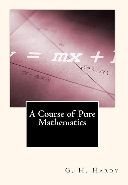 Front cover_A Course of Pure Mathematics