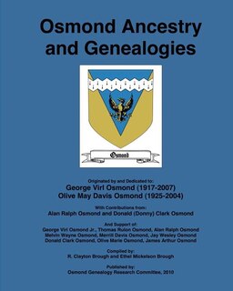 Front cover_Osmond Ancestry and Genealogies