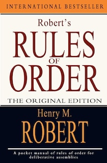 Front cover_Robert's Rules Of Order