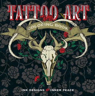 Front cover_Tattoo Art Coloring Book