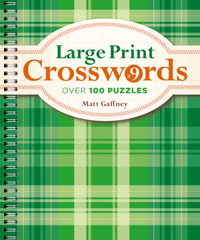 Front cover_Large Print Crosswords #9