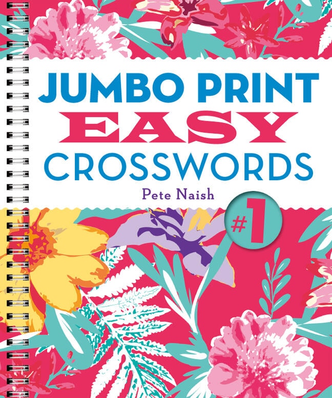 Front cover_Jumbo Print easy Crosswords #1
