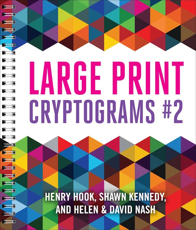 Front cover_Large Print Cryptograms #2