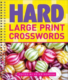 Front cover_Hard Large Print Crosswords