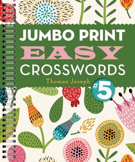 Front cover_Jumbo Print Easy Crosswords #5