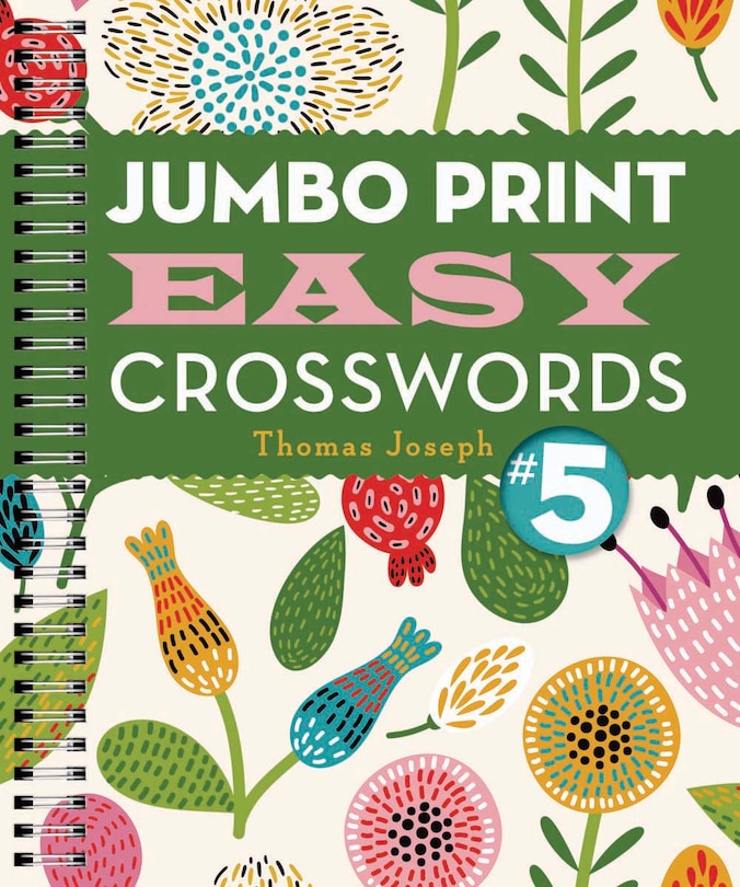 Front cover_Jumbo Print Easy Crosswords #5