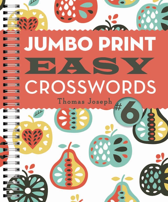 Front cover_Jumbo Print Easy Crosswords #6