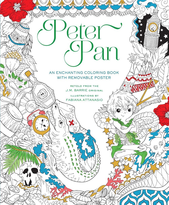Front cover_Peter Pan Coloring Book