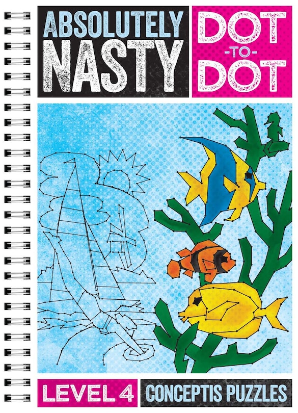 Couverture_Absolutely Nasty® Dot-to-dot Level 4