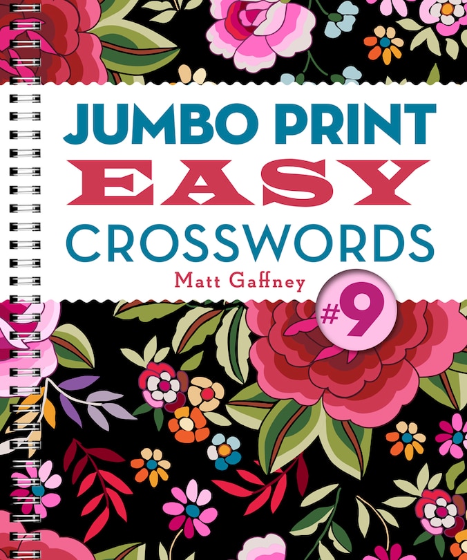 Front cover_Jumbo Print Easy Crosswords #9