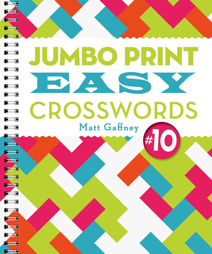 Front cover_Jumbo Print Easy Crosswords #10