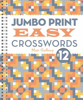Front cover_Jumbo Print Easy Crosswords #12