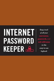 Front cover_Internet Password Keeper