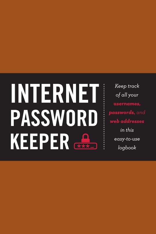 Front cover_Internet Password Keeper