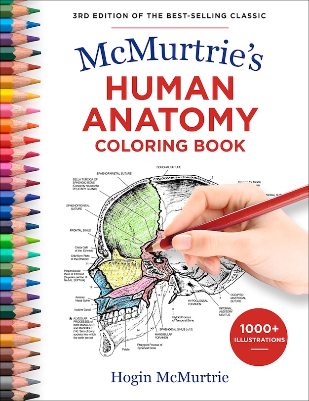 Front cover_Mcmurtrie's Human Anatomy Coloring Book
