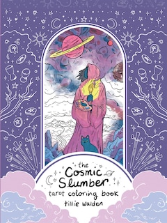 Front cover_Cosmic Slumber Tarot Coloring Book