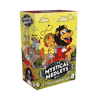 Front cover_Mystical Medleys Vintage Cartoon Tarot Deck