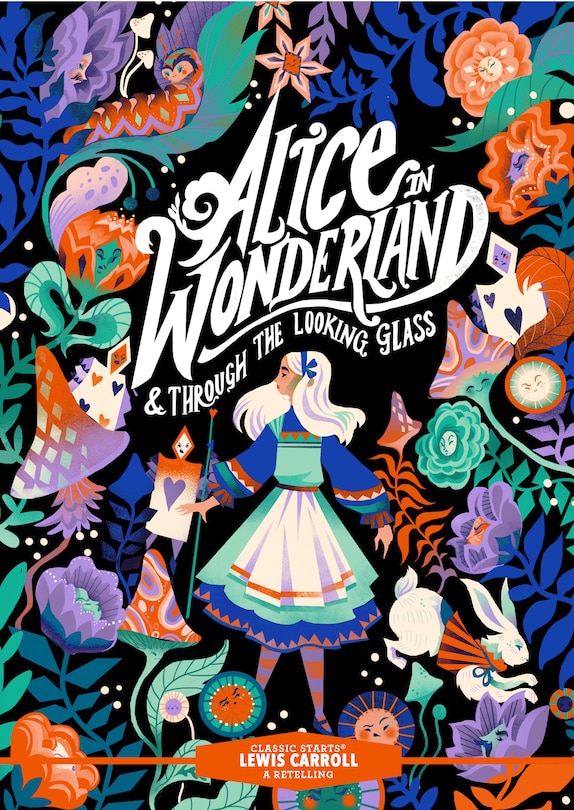 Front cover_Classic Starts®: Alice in Wonderland & Through the Looking-Glass