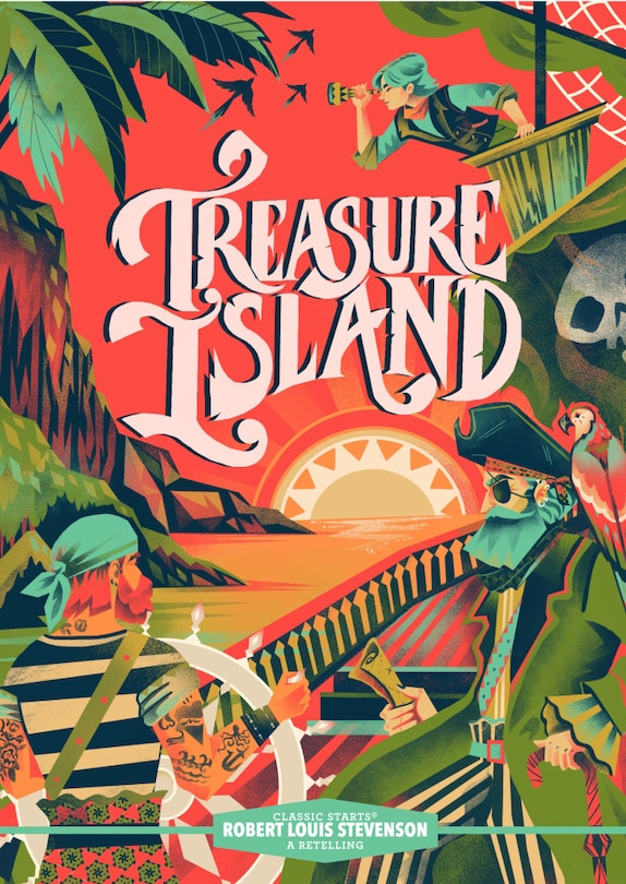 Front cover_Classic Starts®: Treasure Island