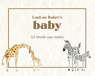 Couverture_LouLou Baker’s Baby: Thank You Notes
