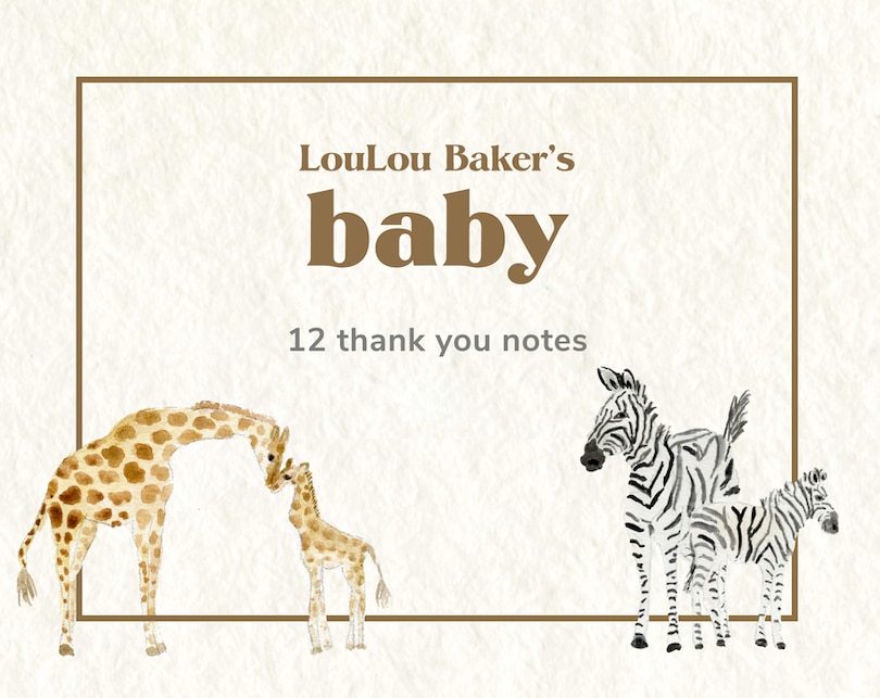 Couverture_LouLou Baker’s Baby: Thank You Notes