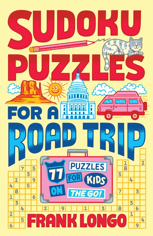 Front cover_Sudoku Puzzles for a Road Trip