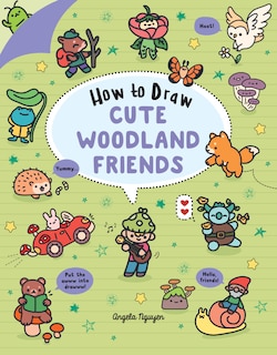 Front cover_How to Draw Cute Woodland Friends