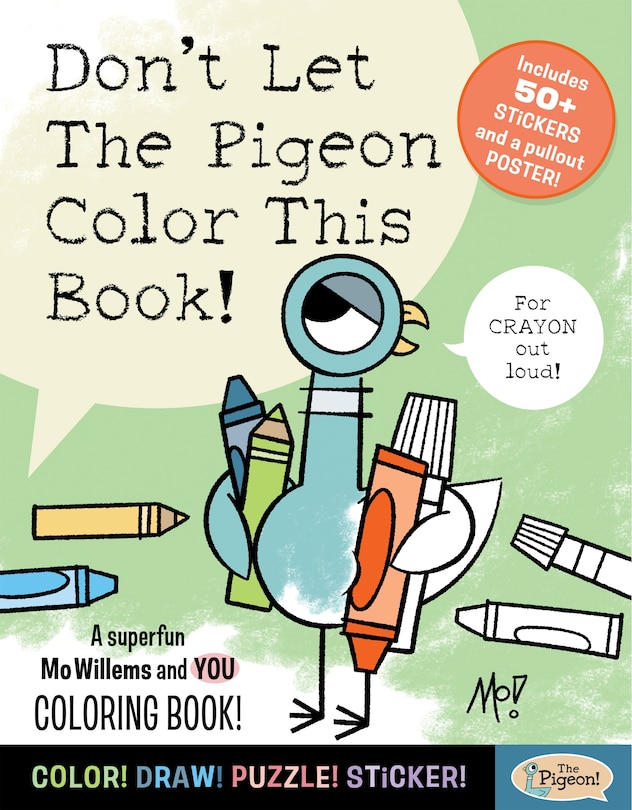 Front cover_Don't Let The Pigeon Color This Book!