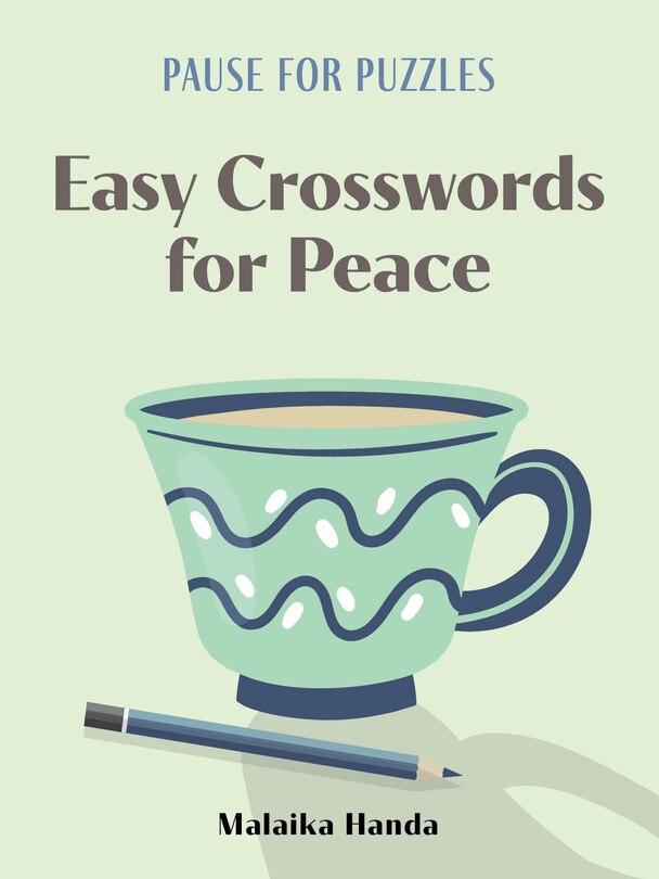 Front cover_Pause for Puzzles: Easy Crosswords for Peace