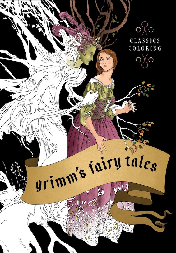 Front cover_Grimm's Fairy Tales: Classics Coloring