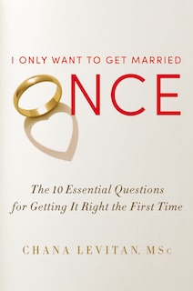 Front cover_I Only Want To Get Married Once