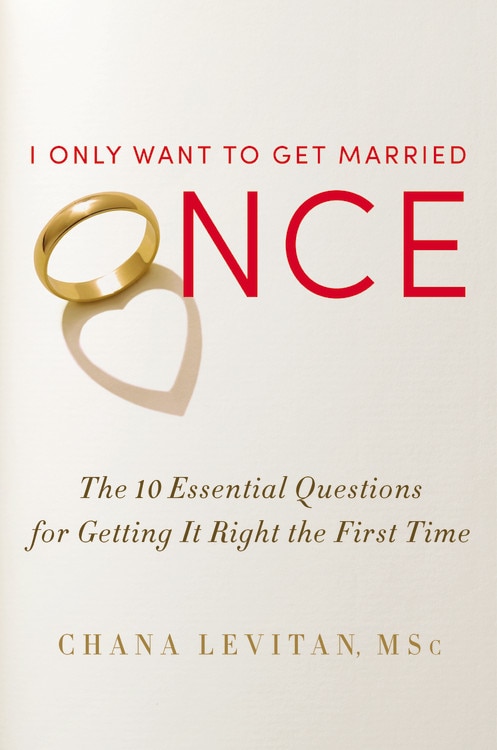 Front cover_I Only Want To Get Married Once