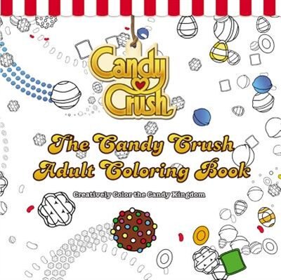 Front cover_The Candy Crush Adult Coloring Book