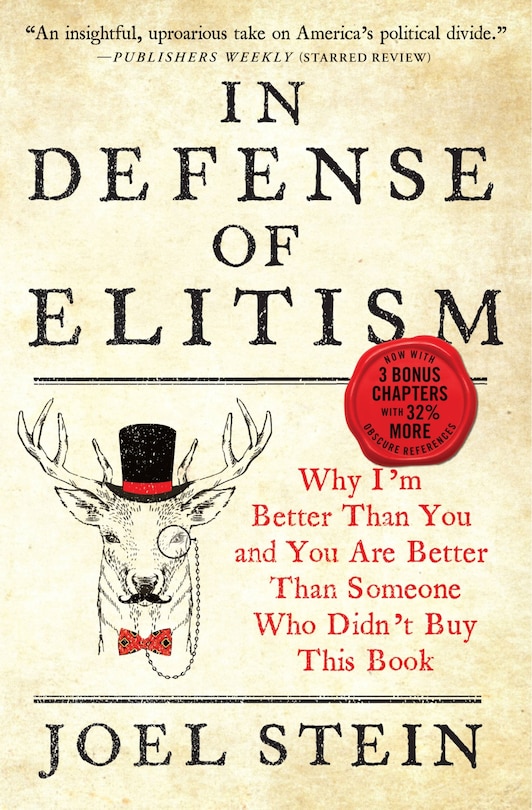 Front cover_In Defense Of Elitism