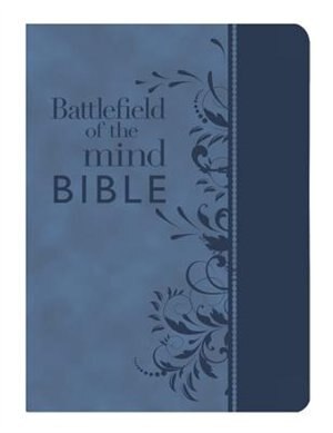 Couverture_Battlefield Of The Mind Bible, Blue Leatherluxe®