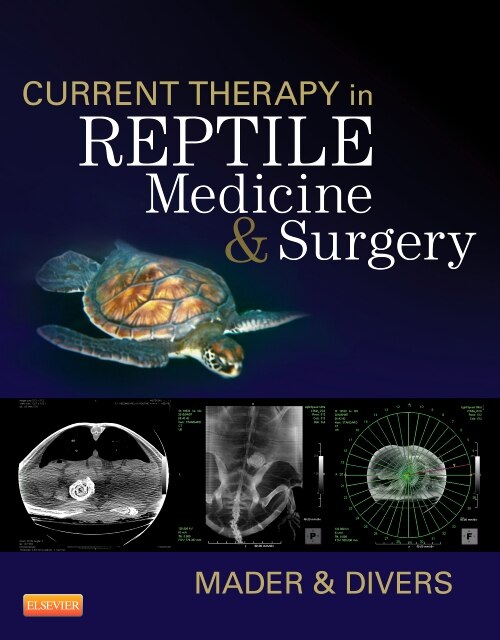 Front cover_Current Therapy in Reptile Medicine and Surgery